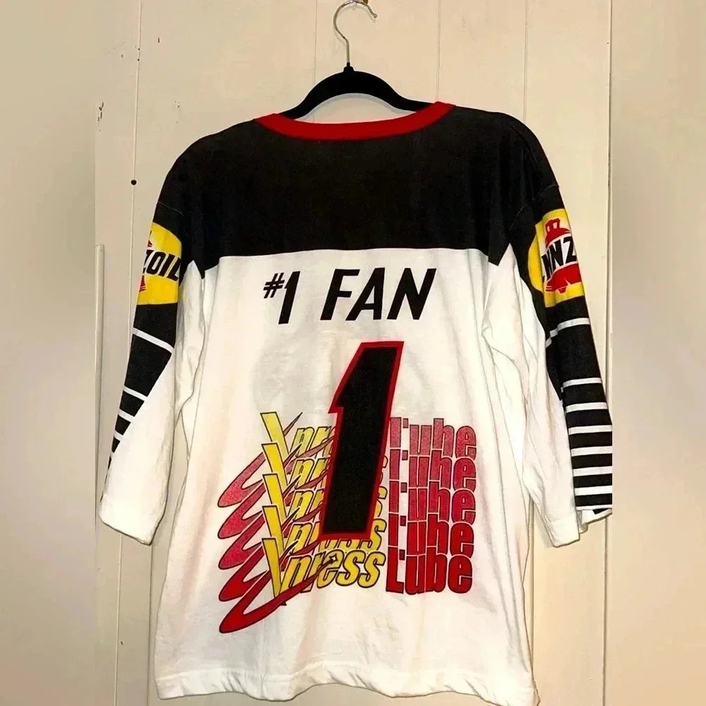 Alaska Aces Hockey Sports Jersey V-neck Quarter Sleeves #1 Fan YOUTH XL